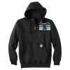 Rain Defender ® Paxton Heavyweight Hooded Zip Mock Sweatshirt Thumbnail