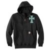 Rain Defender ® Paxton Heavyweight Hooded Zip Mock Sweatshirt Thumbnail