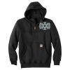 Rain Defender ® Paxton Heavyweight Hooded Zip Mock Sweatshirt Thumbnail