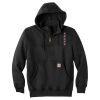 Rain Defender ® Paxton Heavyweight Hooded Zip Mock Sweatshirt Thumbnail